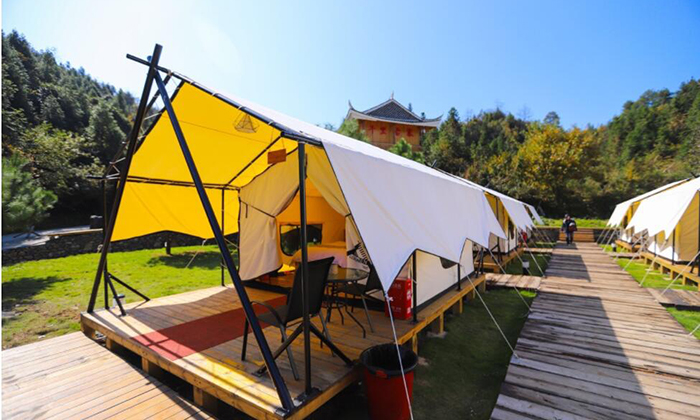 天幕小屋民宿、餐廳帳篷